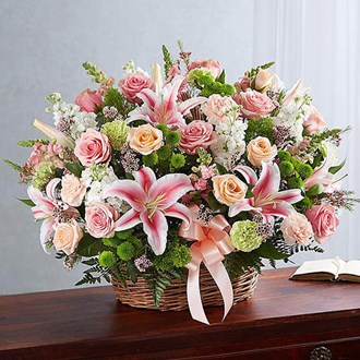 Pastel Basket Arrangement